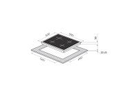 Индукционная варочная панель MAUNFELD MVI59.4HZ.2BT-WH