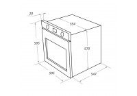 Шкаф духовой электрический MAUNFELD EOEH.7611SCW