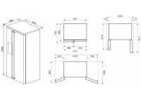 Холодильник Smeg SBS8004AO