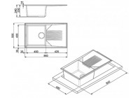 Мойка Smeg LSEQ861P