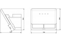 Вытяжка Smeg KFAB75CR