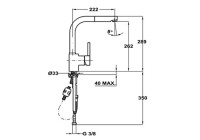 Смеситель Teka ARK 938 chrome