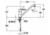 Смеситель Teka ML TG Schwarzmetallic