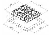 Варочная панель Teka EX 60.1 4G AI AL CI